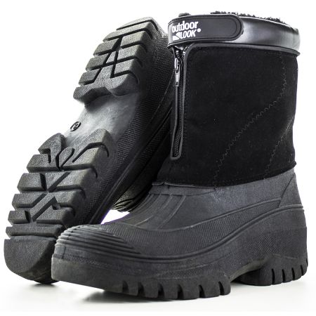 mens fur lined winter boots uk