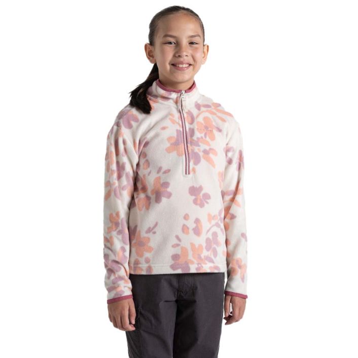 Craghoppers Girls Bachas Half Zip Fleece Jacket