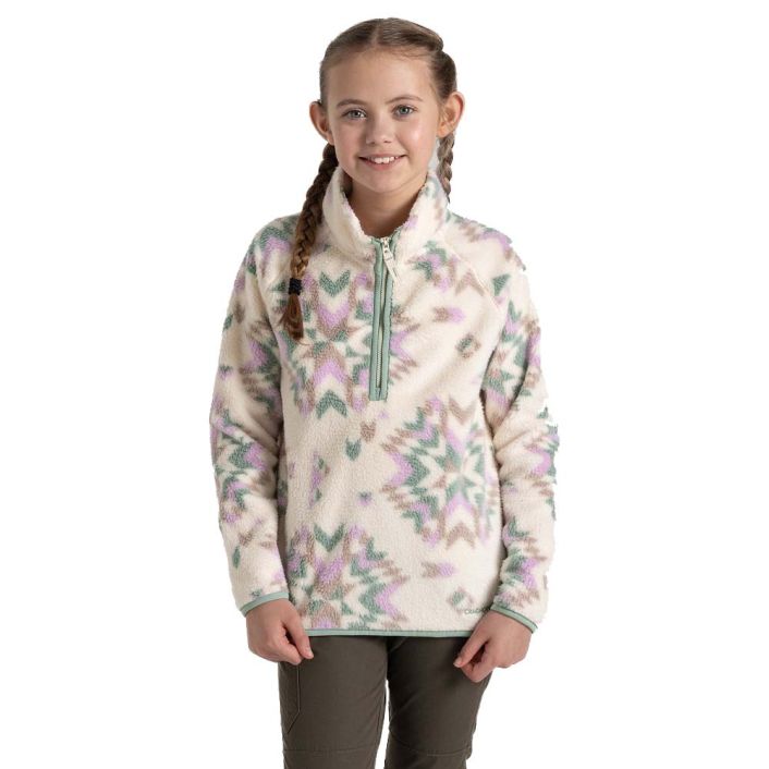 Craghoppers Girls Pico Half Zip Fleece Jacket