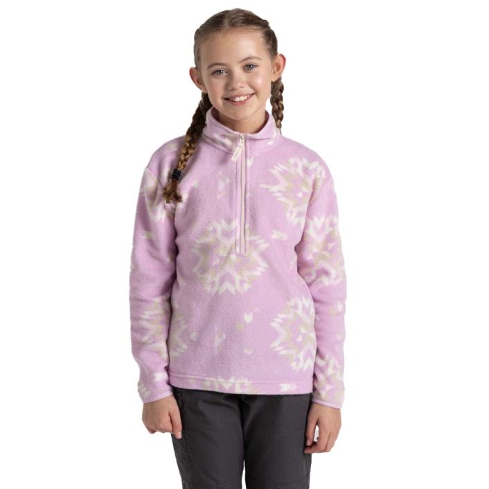 Craghoppers Girls Calke Half Zip Fleece Jacket