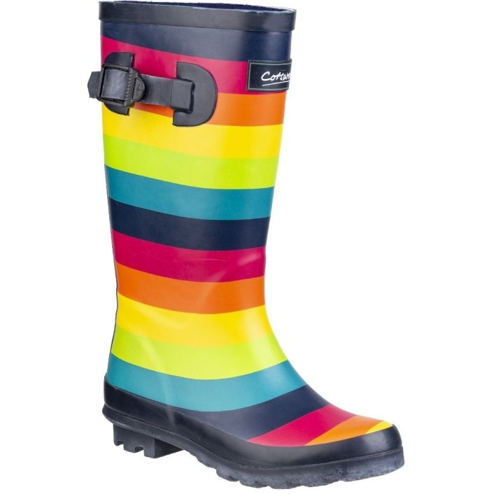 Cotswold Boys Rainbow Junior Multicoloured Wellington Boots