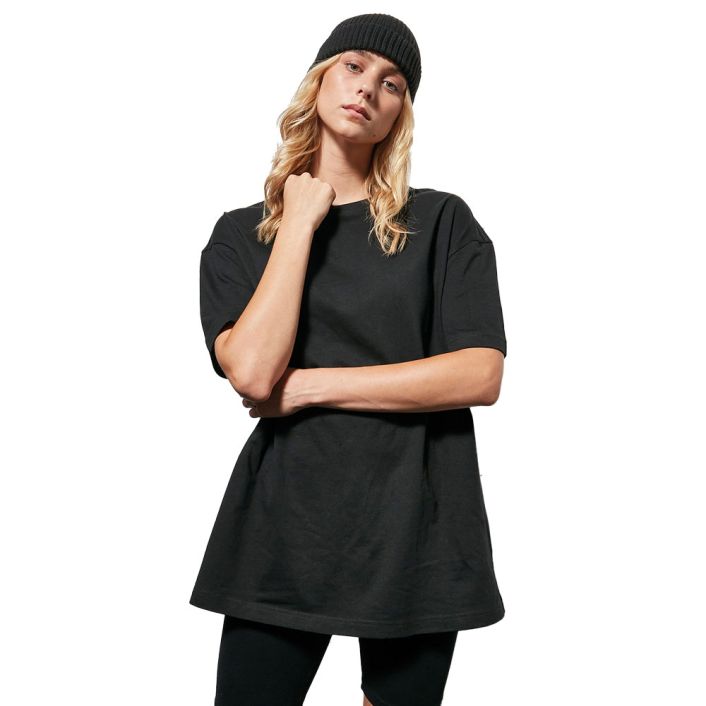 Cotton Addict Womens Boyfriend Oversize Short Sleeve T Shirt