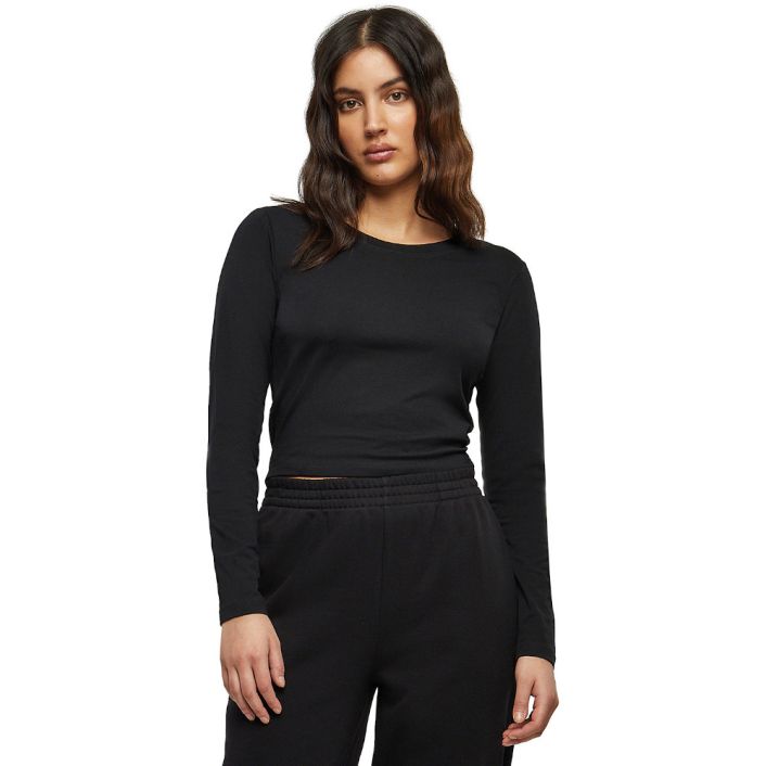 Cotton Addict Womens Short Long Sleeve T Shirt