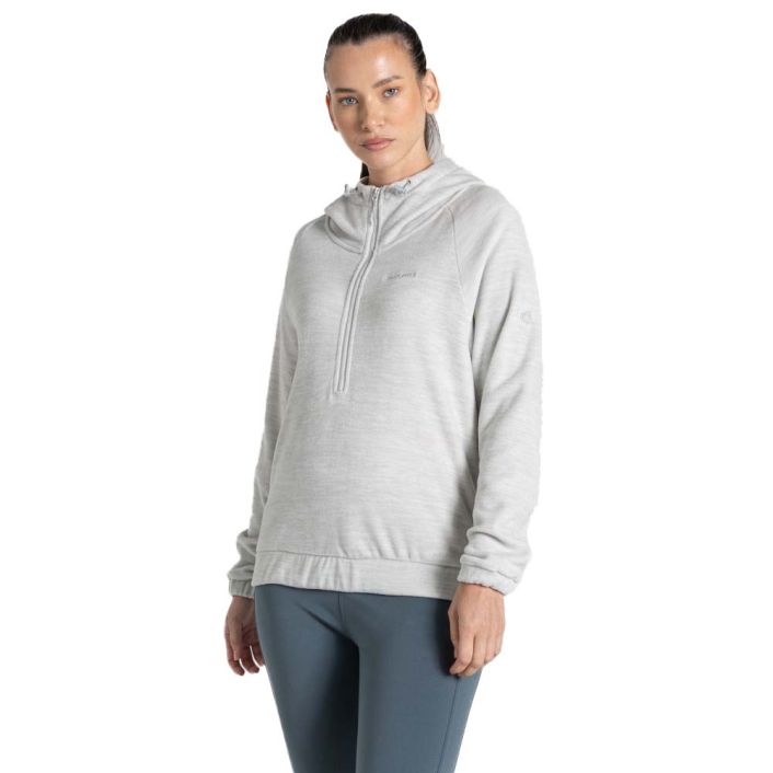 Craghoppers Womens Esk Hooded Half Zip Fleece Jacket