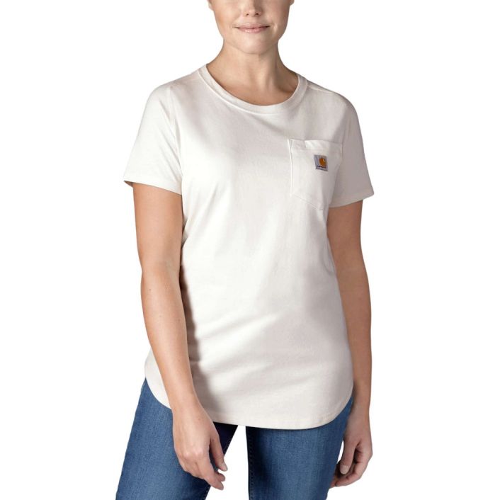 Carhartt Womens Midweight Short Sleeve Pocket T Shirt