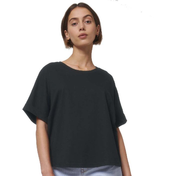 greenT Womens Organic Cotton Collider Oversized T Shirt