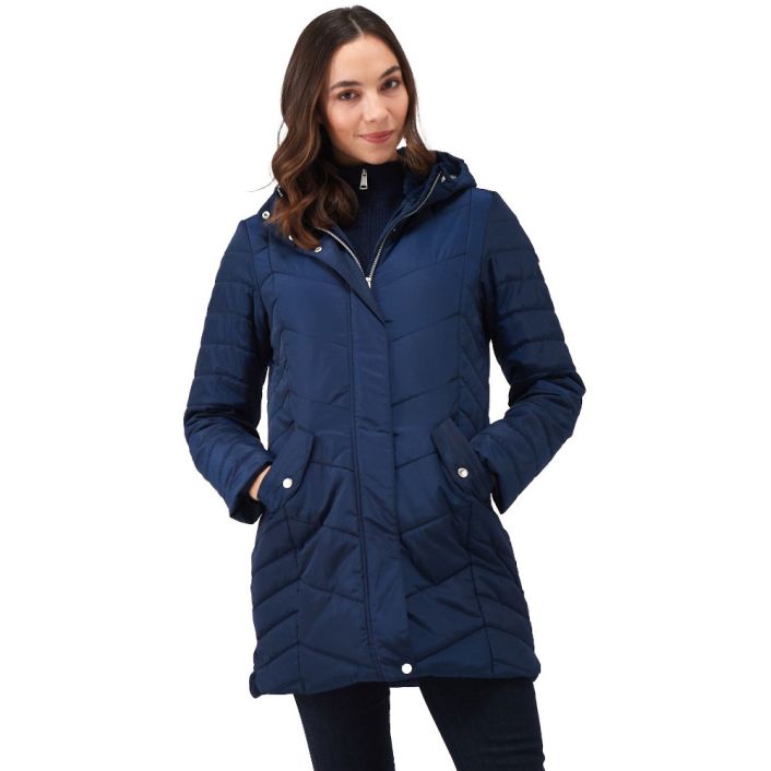Regatta Womens Panthea Padded Insulated Hooded Jacket Coat