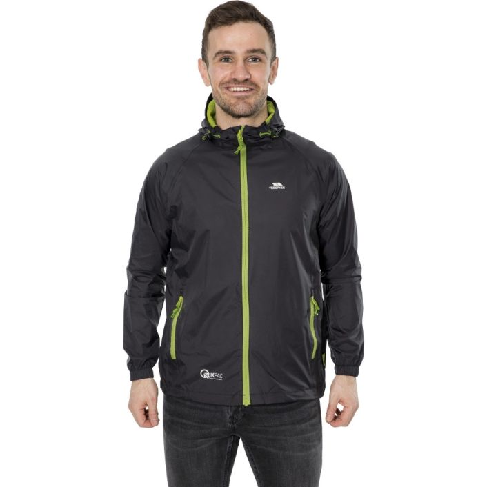 Trespass Mens & Womens/Ladies Qikpac Packaway Waterproof Shell Jacket