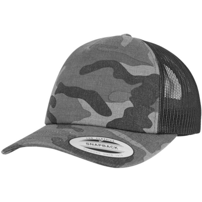 Flexfit by Yupoong Mens Camo Polyester Trucker Cap