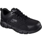 Skechers Mens Telphin Sanphet Lace Up Slip Resistant Shoes