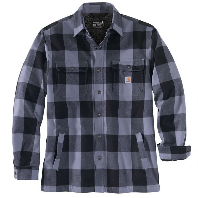 Carhartt hubbard sherpa lined shirt jacket on sale