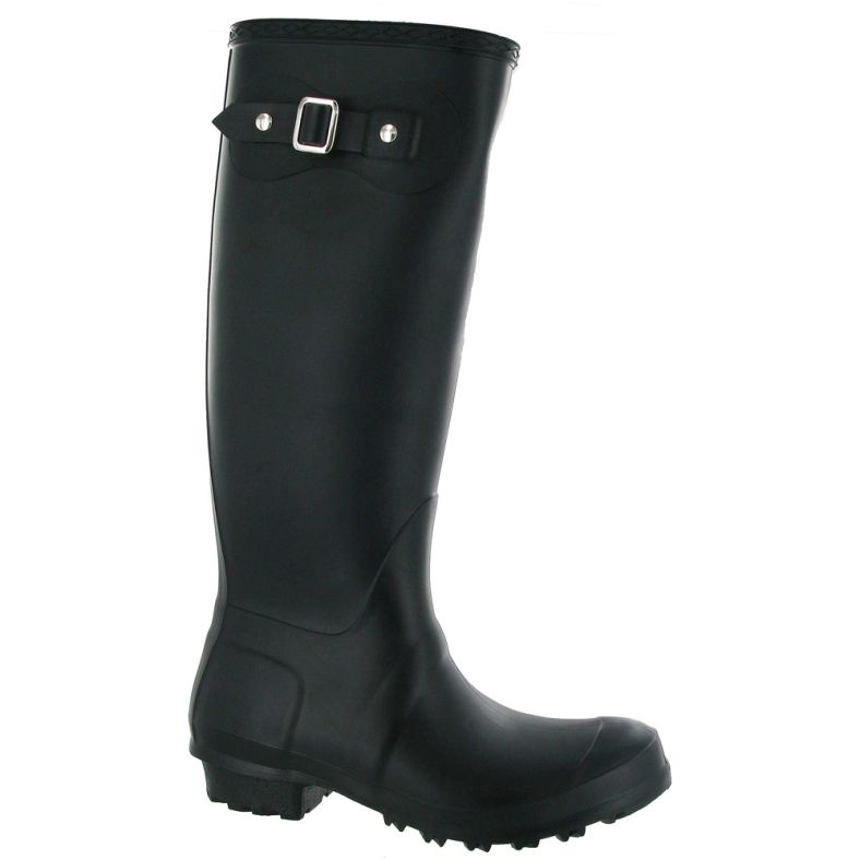 Cotswold Ladies Sandringham Buckled Welly Wellington Boot Black ...