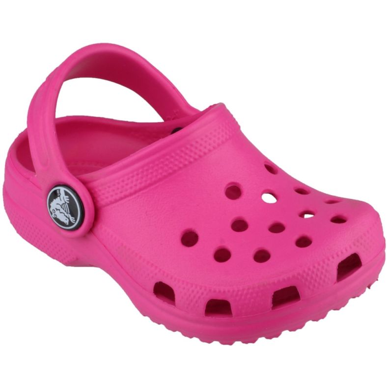 Girls shop pink crocs