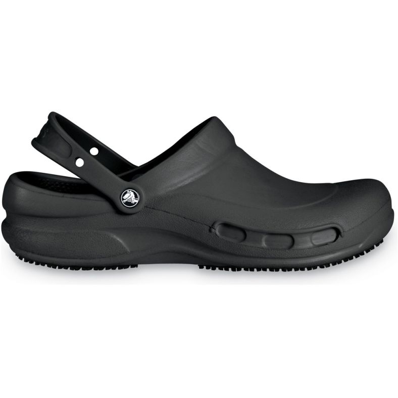 Crocs Mens Crocs Bistro Slip On Breathable Croslite Work Clog Black ...