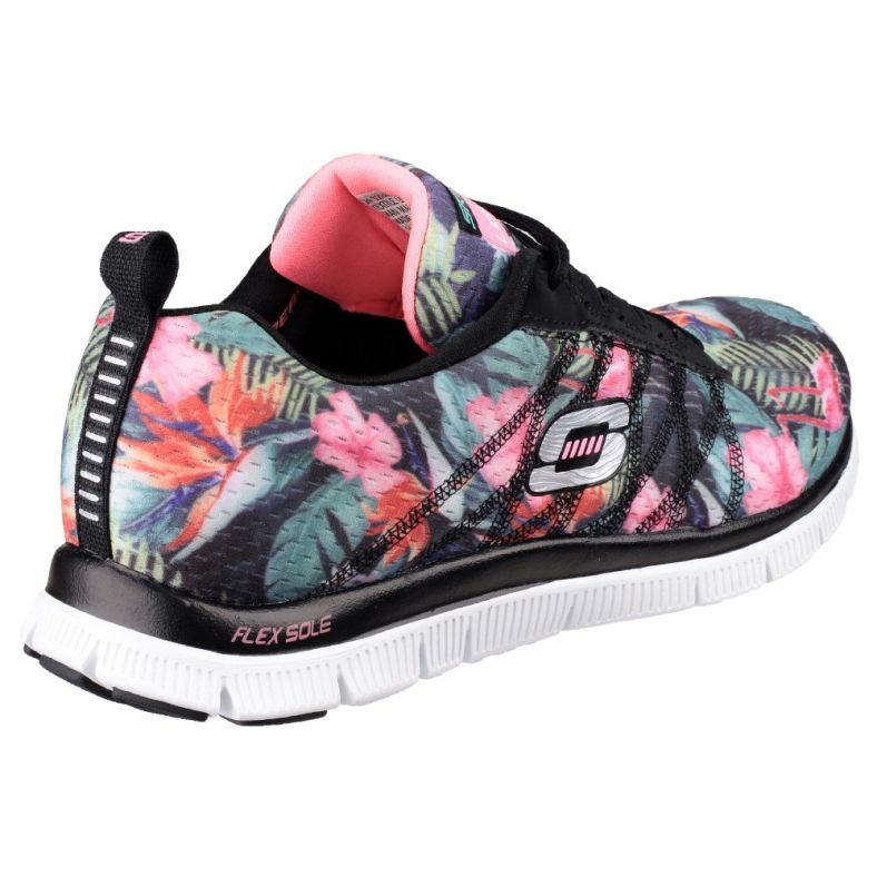 floral skechers memory foam