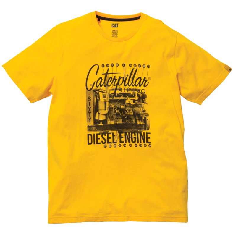 Caterpillar t shirt sales mens