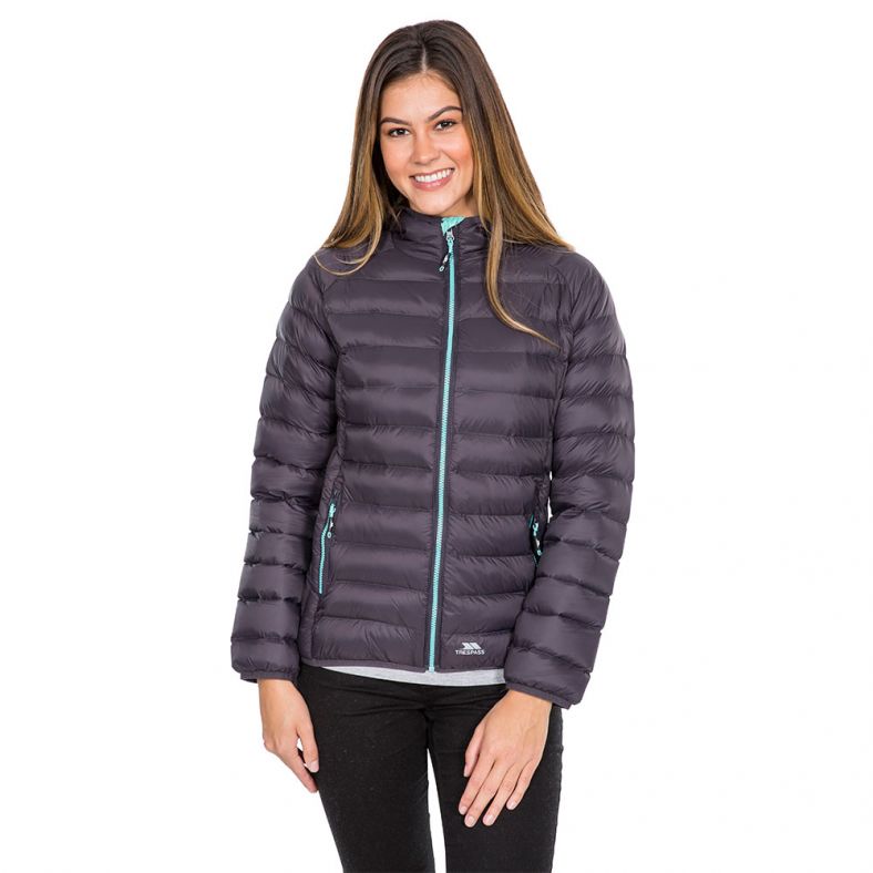 Trespass Womens Abigail Padded Hooded Warm Casual Coat | Outdoor Look