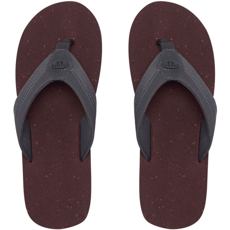 Animal Mens Huxley Soft Webbed PU Nubuck EVA Footbed Flip Flop Sandals | Outdoor Look Animal Mens Huxley Soft Webbed PU Nubuck EVA Footbed Flip Flop Sandals | Outdoor Look