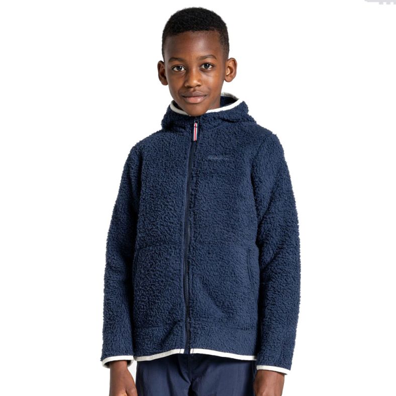 Craghoppers Boys Angda Hooded Fleece Jacket
