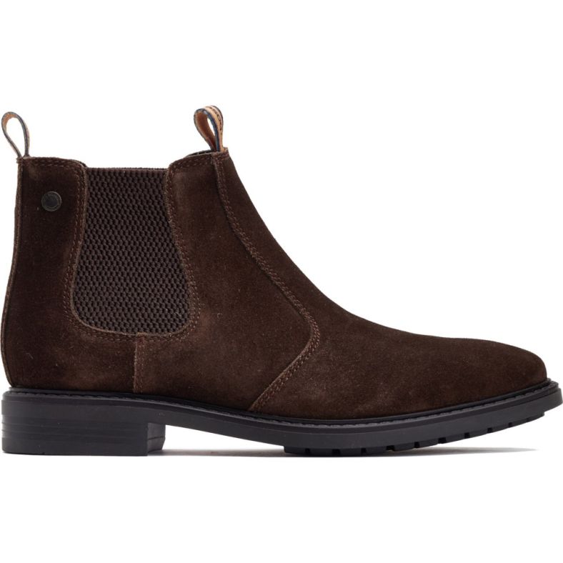 Base London Mens Nelson Suede Chelsea Boots Outdoor Look