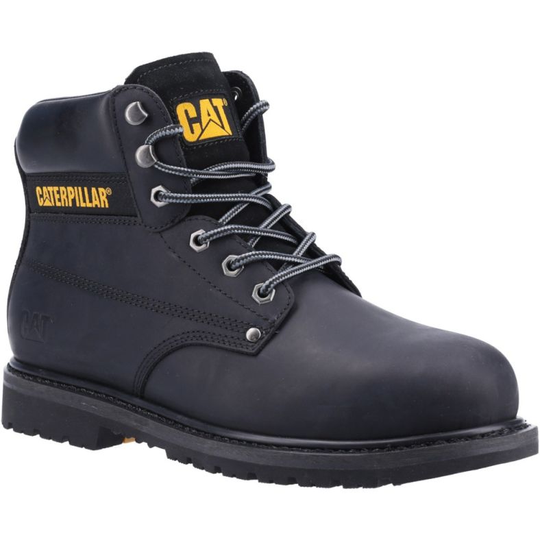 CAT Workwear Mens Powerplant S3 GYW Safety Work Boots Outdoor Look