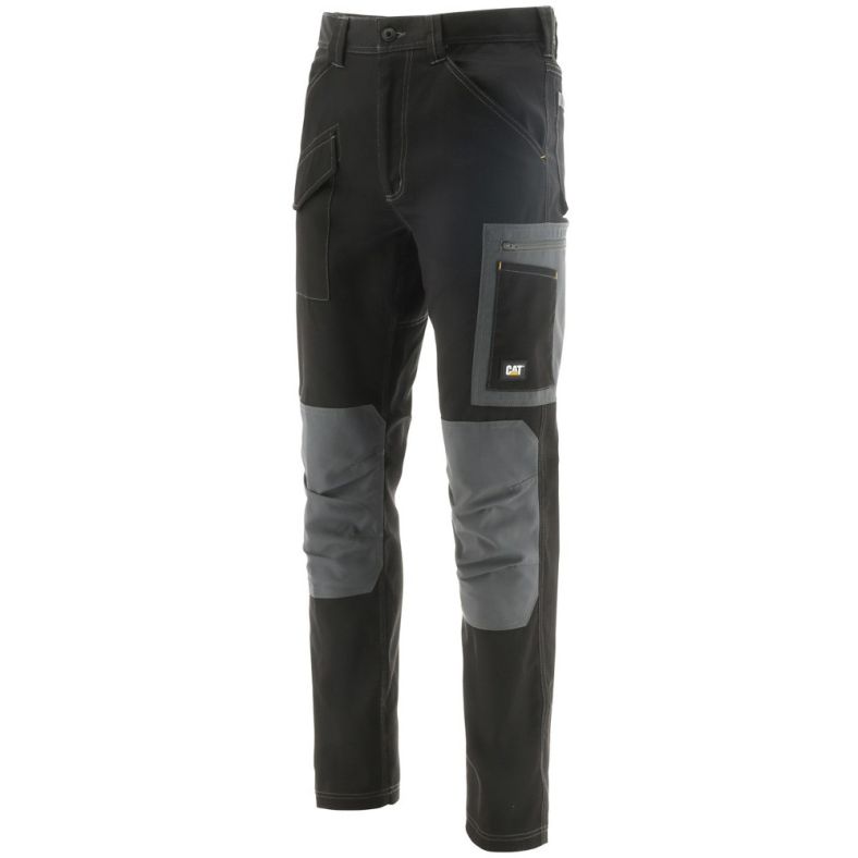 CAT Workwear Mens Essentials Stretch Cargo Work Trousers Outdoor