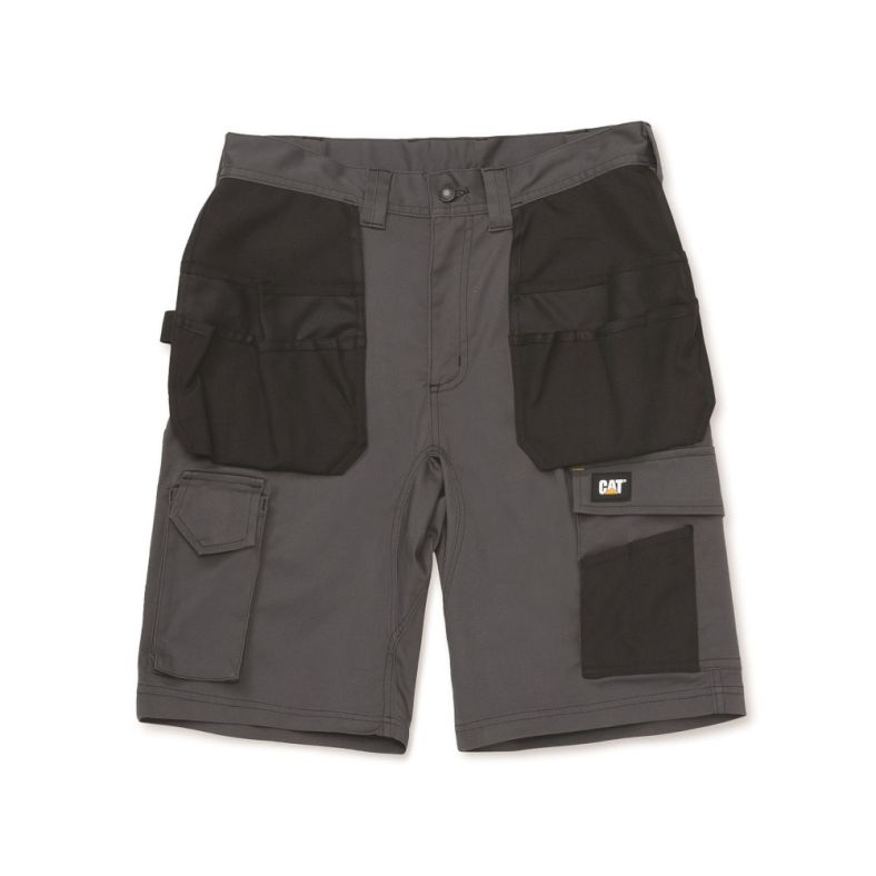 CAT Workwear Mens Essential Stretch Pocket Work Shorts Outdoor Look