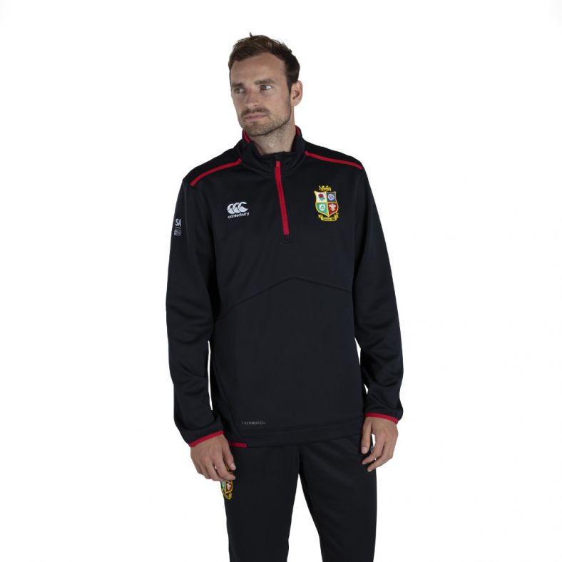 British Irish Lions Mens Thermoreg Half Zip Fleece Jacket Outdoor Look