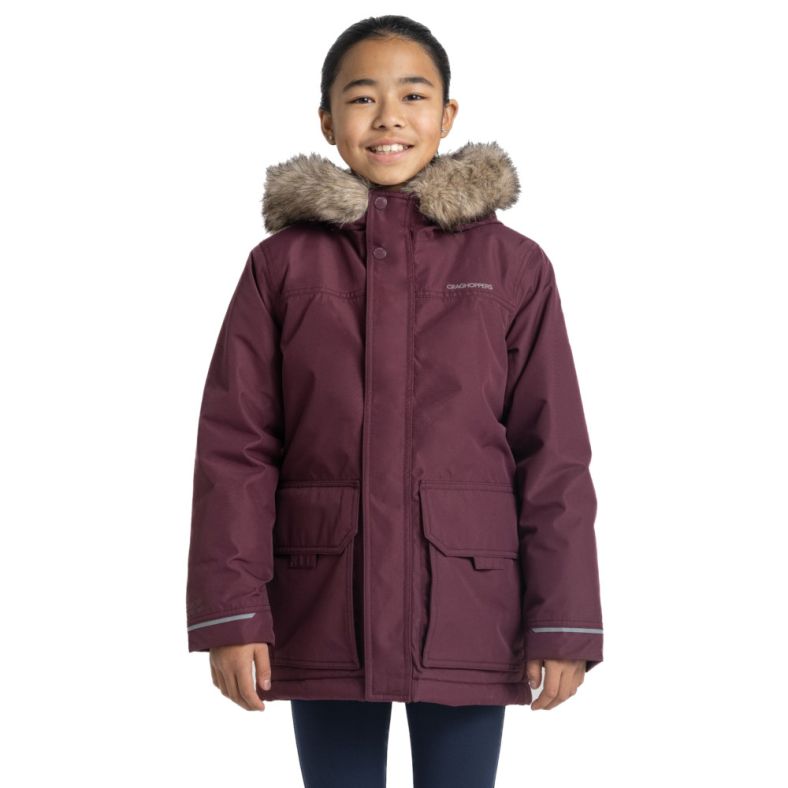 Craghoppers Girls Corrib Waterproof Breathable Coat Outdoor Look