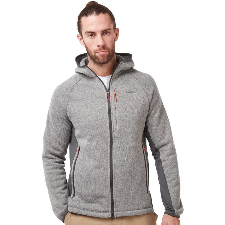 Craghoppers Mens Apollo Full Zip Hooded Fleece Jacket | Outdoor Look