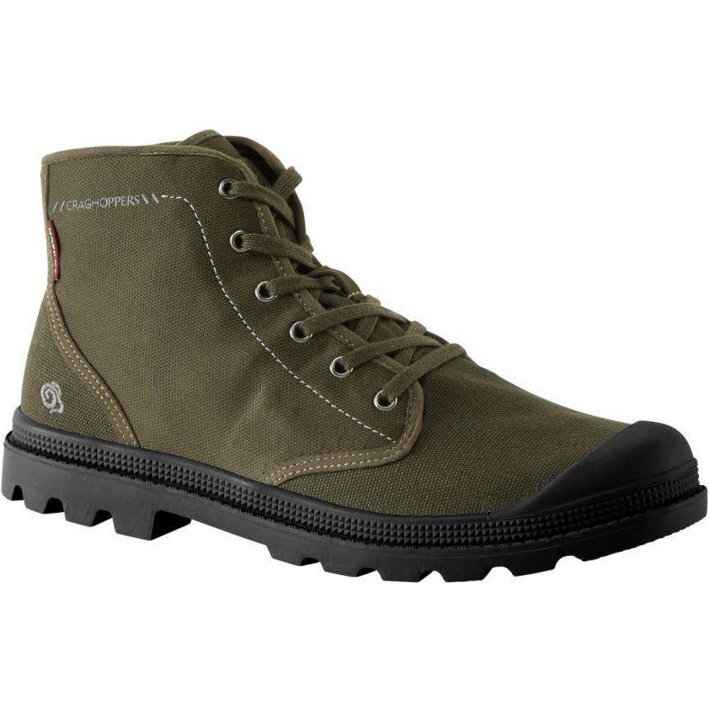 Canvas ankle boots uk store