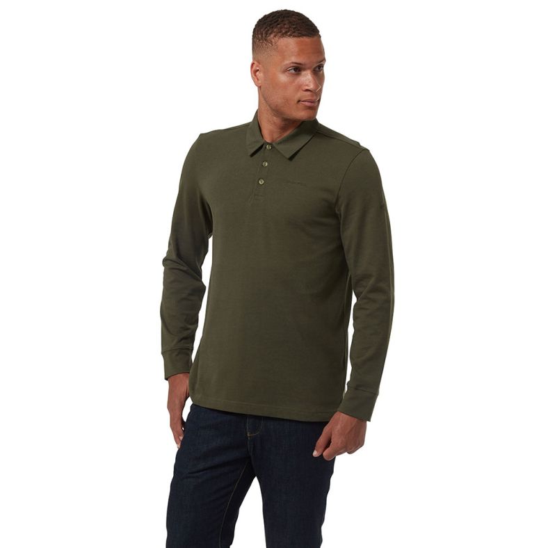 Brushed cotton sales polo shirts