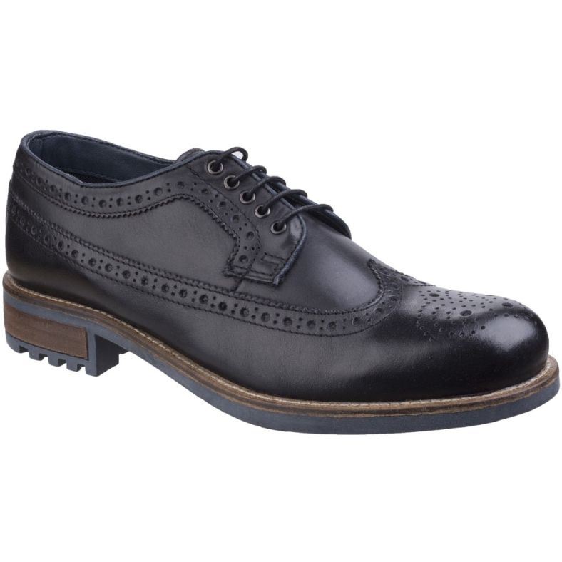 Cotswold Mens Poplar Lightweight Wing Tip Brogue Oxford Dress