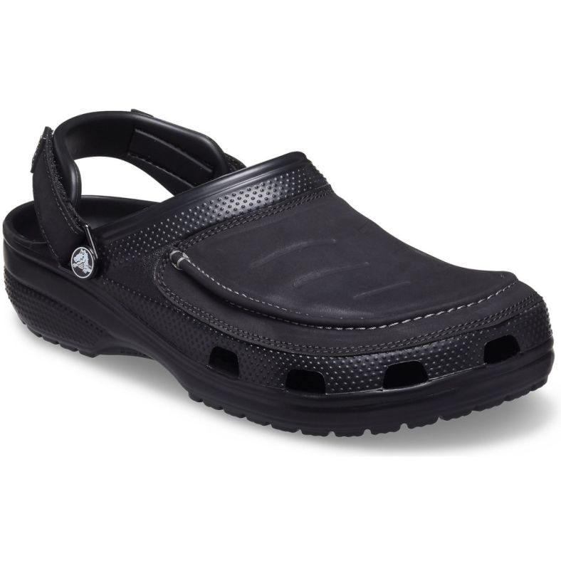 Crocs Mens Yukon II Leather Shoes Clogs | Outdoor Look