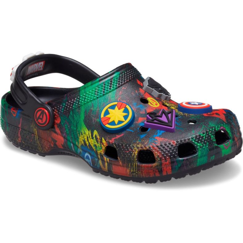 Crocs Boys Avengers Lightweight Graphic Summer Clogs | Outdoor Look