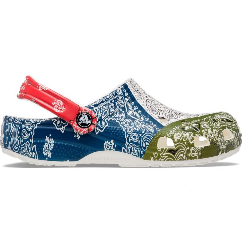 Bandana print on sale crocs