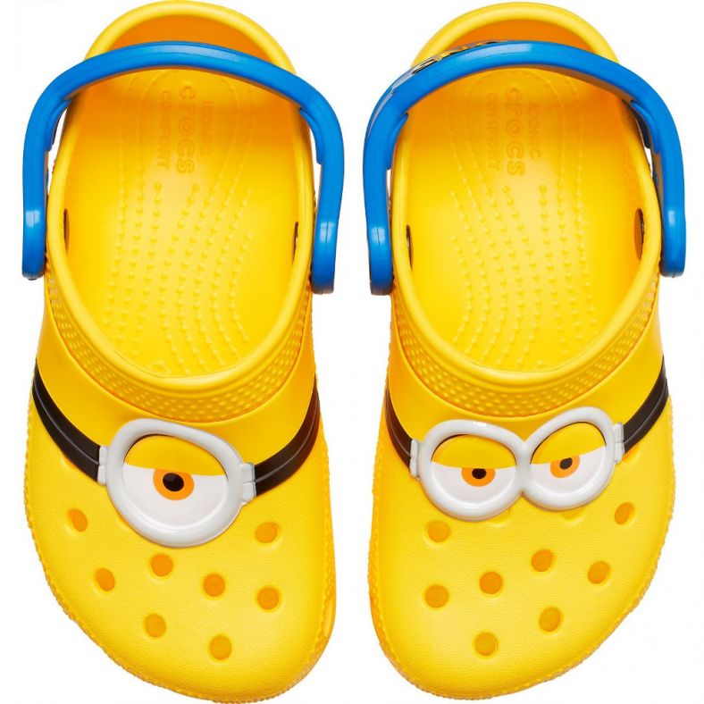 Crocs Boys Kids Classic Minions Lightweight Clogs Outdoor Look