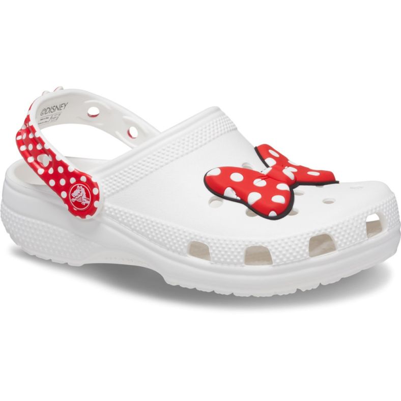 Crocs Girls Classic Disney Minnie Mouse Slip On Clog Sandals
