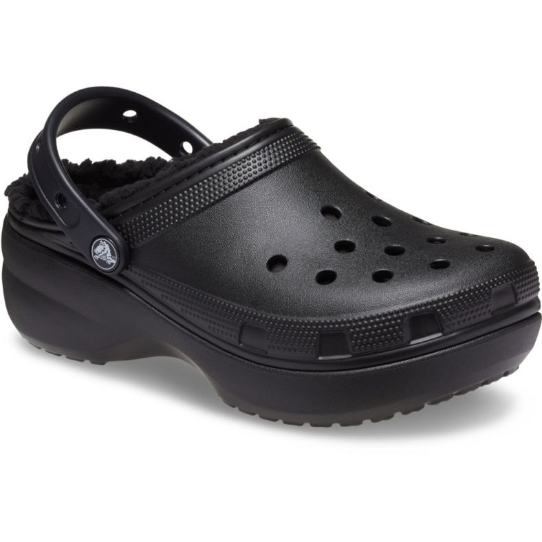 Crocs Womens Classic Platform Lined Winter Clogs Sandals Outdoor