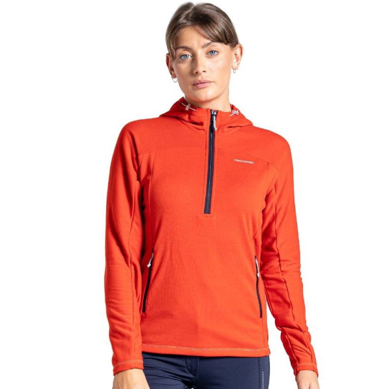 Craghoppers Womens Dynamic Hooded Half Zip Jacket