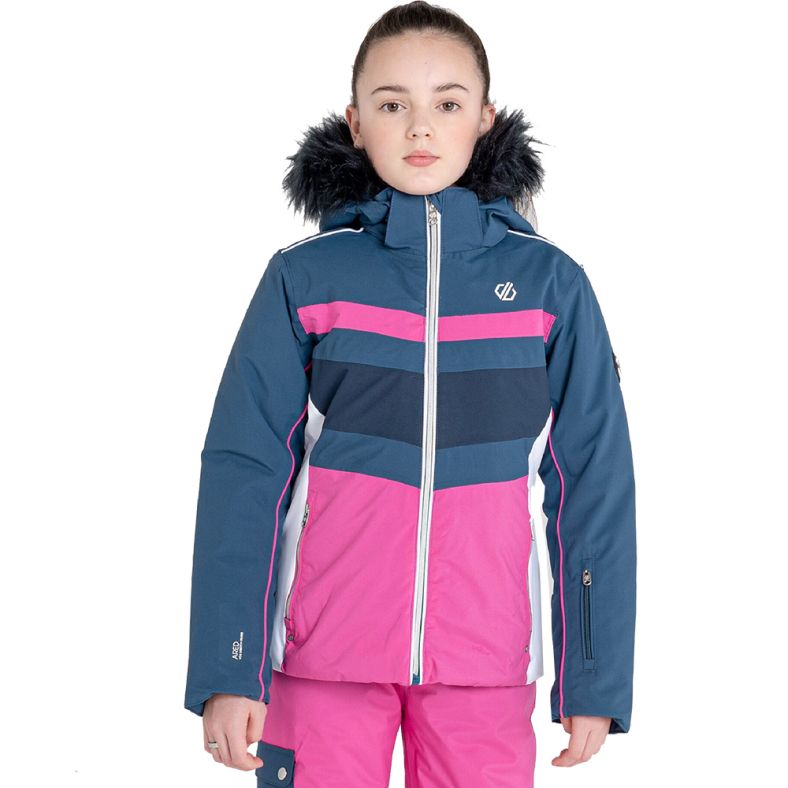 Dare 2b Girls Belief Waterproof Breathable Hooded Ski Coat 