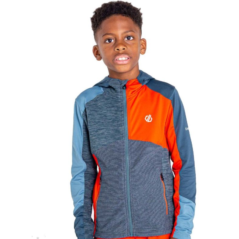 Dare 2B Boys Hero Core Stretch Quick Dry Full Zip Hoodie Outdoor Look