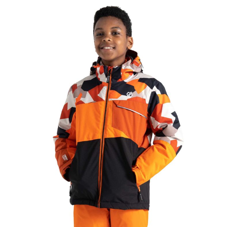 Dare 2B Boys Traverse Full Zip Padded Waterproof Ski Jacket