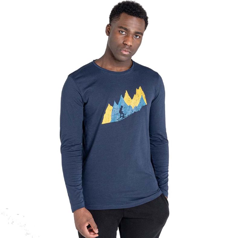 Long sleeve graphic tees mens online