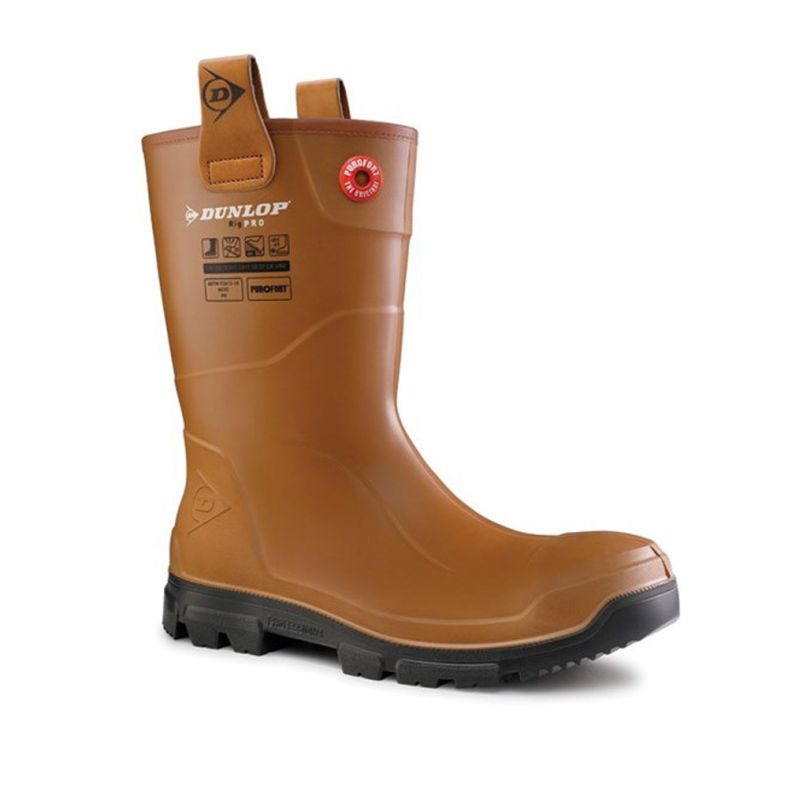 Dunlop Mens Purofort Rig Pro Safety Wellington Boots Outdoor Look