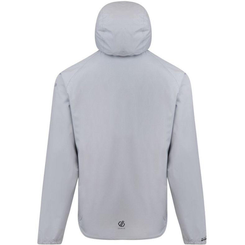 white reflective running jacket