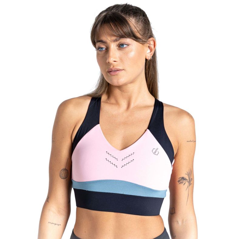 Dare 2B Womens Crystallize Wicking Soft Touch Sports Bra