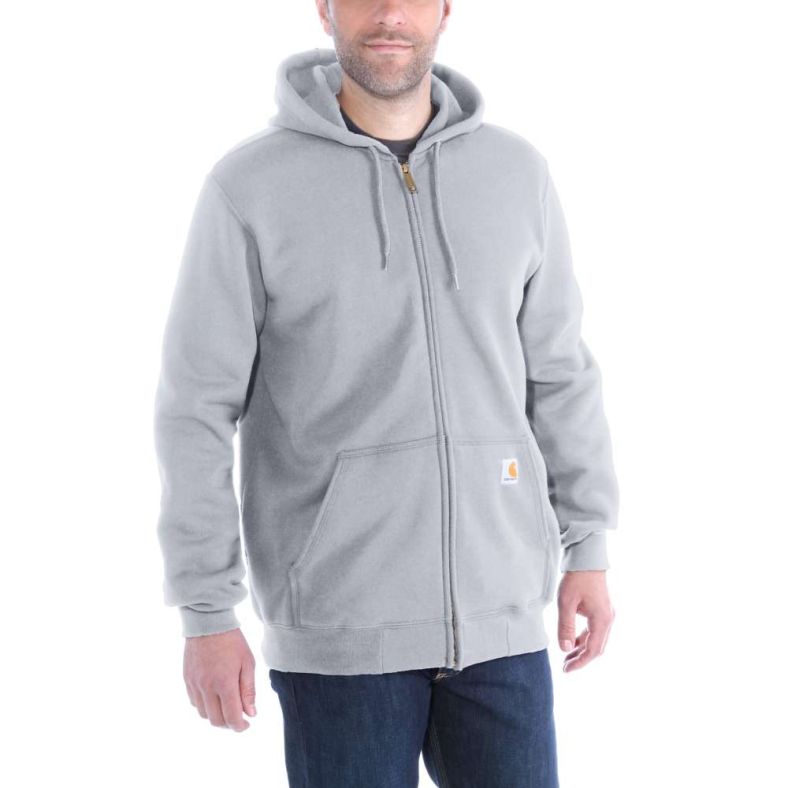 Carhartt Mens Zip Stretchable Reinforced Hooded Sweatshirt Top | Outdoor  Look