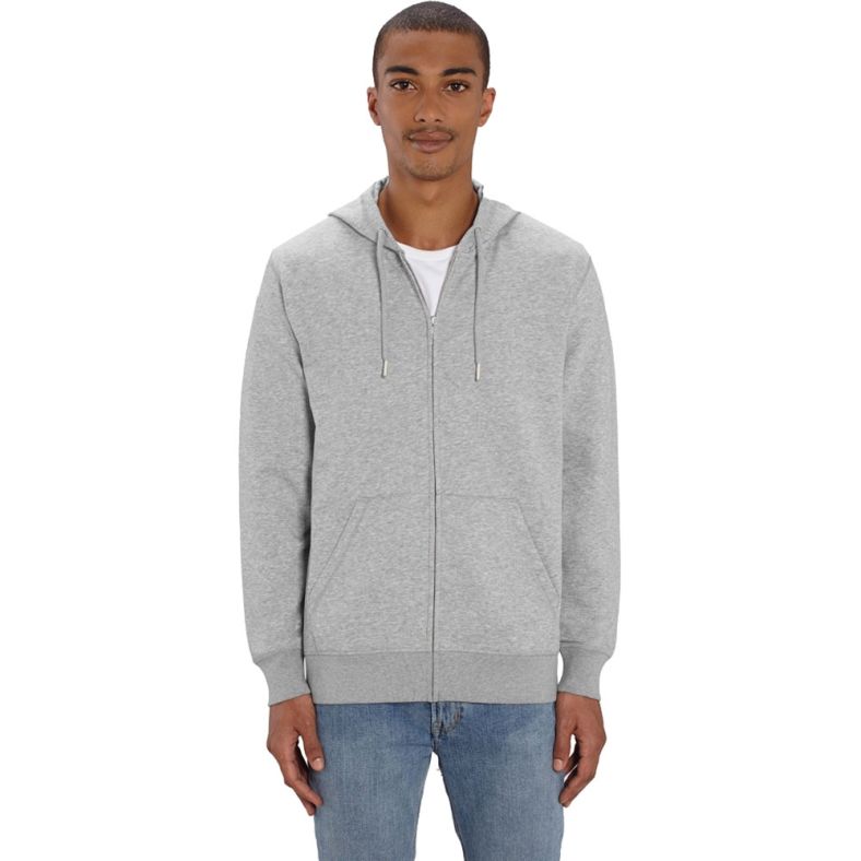 greenT Organic Connector Essential Zip Up Hoodie Sweatshirt Outdoor Look