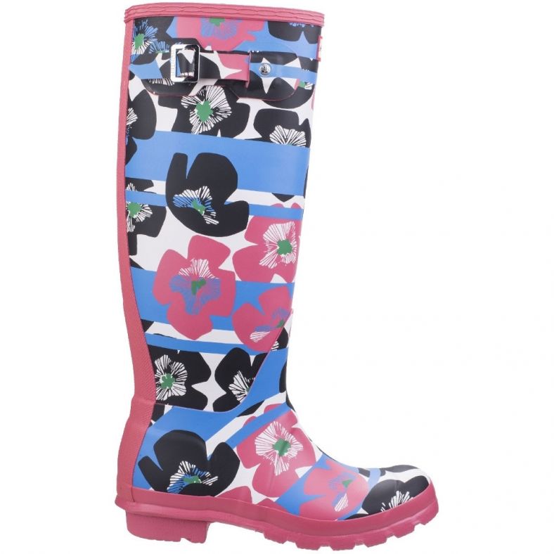 Hunter floral boots deals